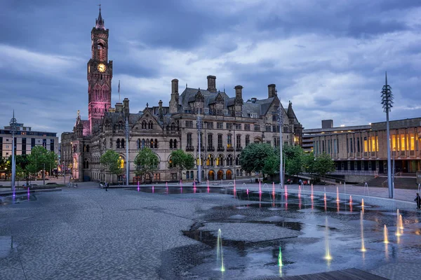 Bradford City Hall — Zdjęcie stockowe