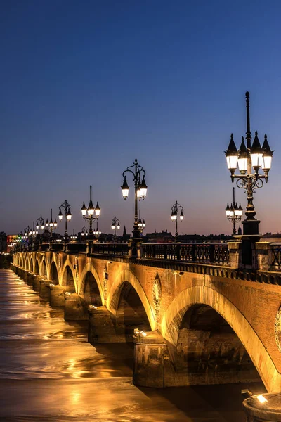 Pont de Pierre i Bordeaux — Stockfoto