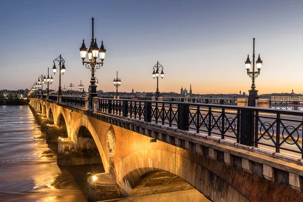 Pont de Pierre in Bordeaux — Stockfoto