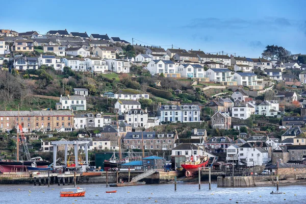 Polruan Cornwall Sydvästra England — Stockfoto