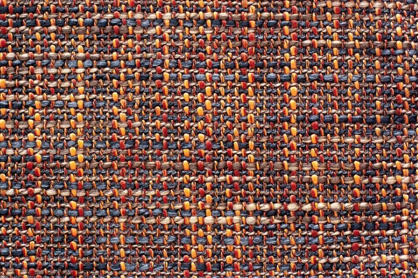 Texture Fabric Motley Checkered Fabric Fleecy Thread Copy Space — Stock Photo, Image