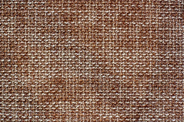 Texture Fabric Brown Woolen Interlaced Fabric Copy Space — Stock Photo, Image