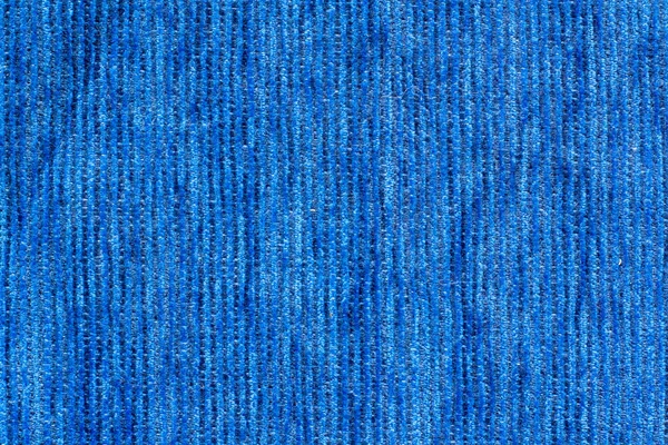 Textura Tela Color Tejido Azul Suave Con Líneas Verticales Copiar — Foto de Stock