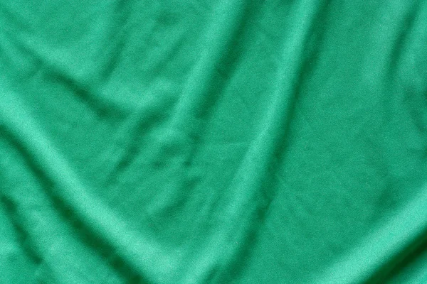 Green Fabric Texture Fabric Wavy Surface Uneven — 스톡 사진