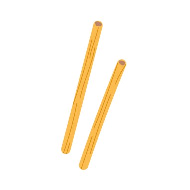 Kokteyl veya içecek için 16-sanat-kalıplı bambu pipet, plastik pipetlerin doğal yedeği, sıfır atık alternatifi, sürdürülebilir yaşayan, izole edilmiş vektör 