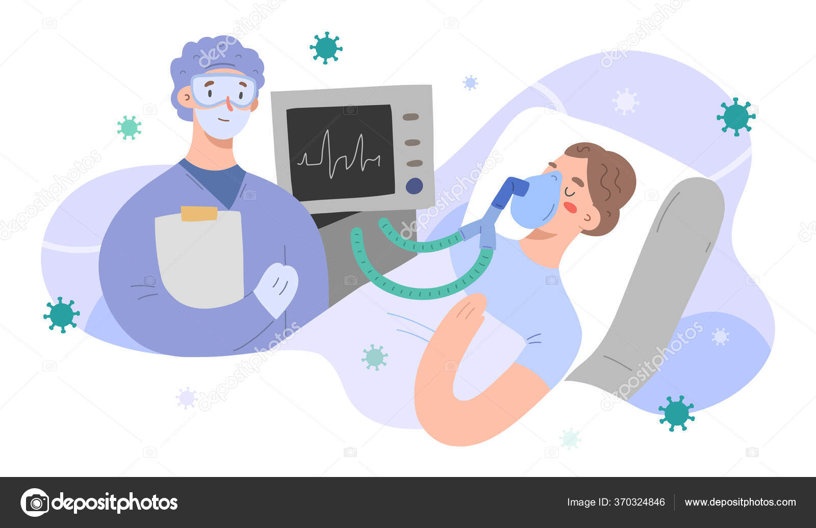 Dispositivo de oxigenoterapia imágenes de stock de arte vectorial | Depositphotos Dispositivo de oxigenoterapia imágenes de stock de arte vectorial | Depositphotos