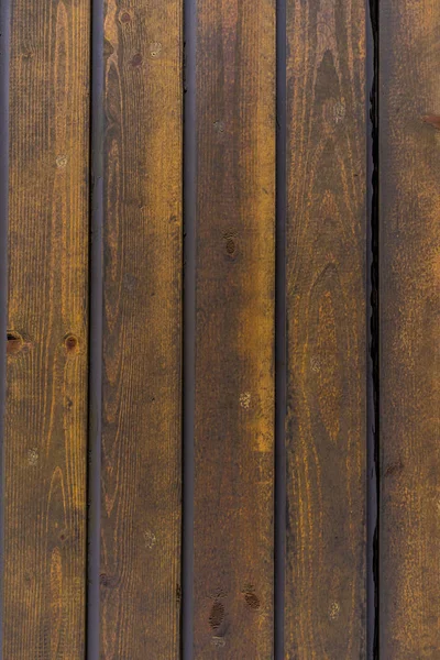 Textuur van bruine houten planken. Achtergrond voor inscripties. — Stockfoto