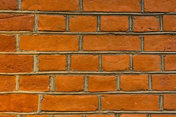 Ziegelrote Wand Und Haus Hintergrund Ziegelhaus — Stockfoto