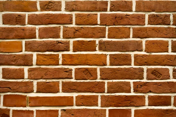 Background Brick Red Wall Old Brick House — Stock Photo, Image