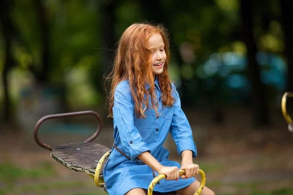 Little red-haired girl — Stock Photo, Image