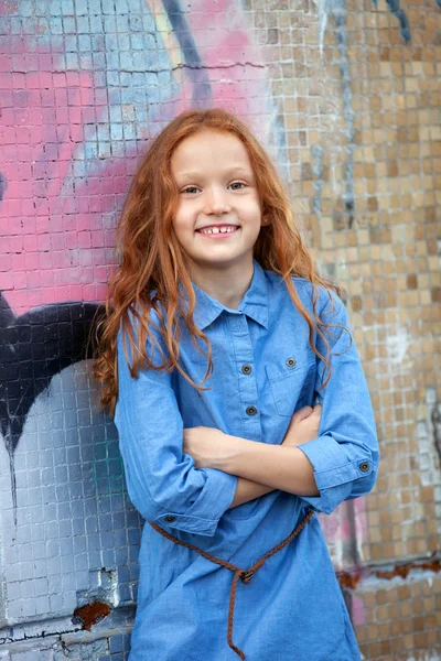 赤髪の少女 — ストック写真