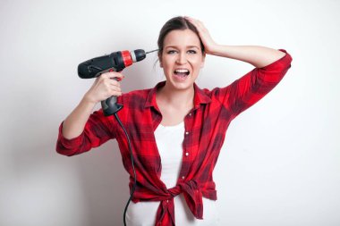 Stres altında Handywoman