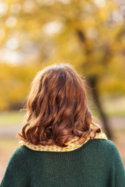 Güzel sonbahar saç