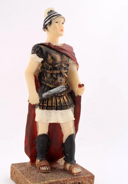 Αντιπροσωπευτική Φιγούρα Ρωμαίου Στρατιώτη Λεγεωνάριου — Φωτογραφία Αρχείου