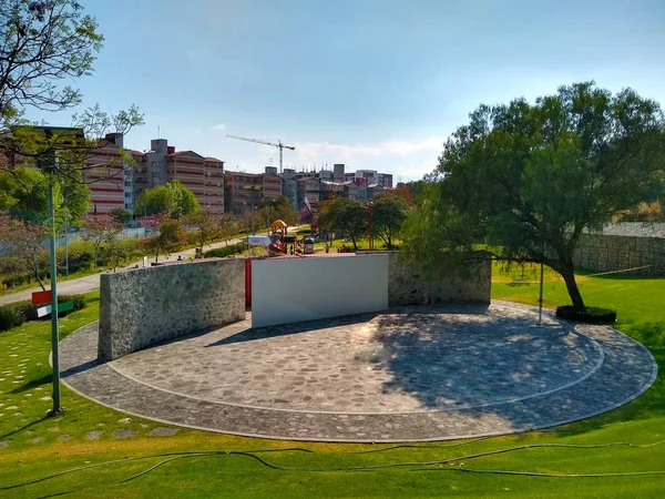 Fórum Teatro Livre Para Apresentar Obras Público Parque Bio San — Fotografia de Stock