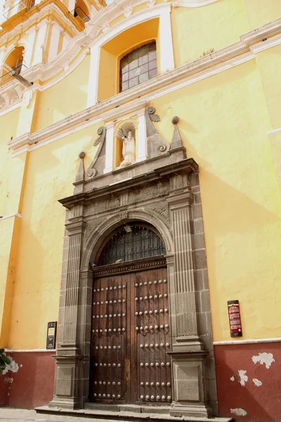 Iglesia Estilo Colonial Legado Conquista Española México — Foto de Stock