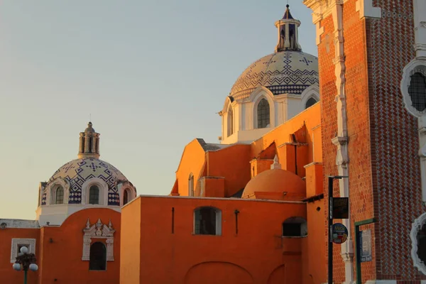 Église Style Colonial Héritage Conquête Espagnole Mexique — Photo