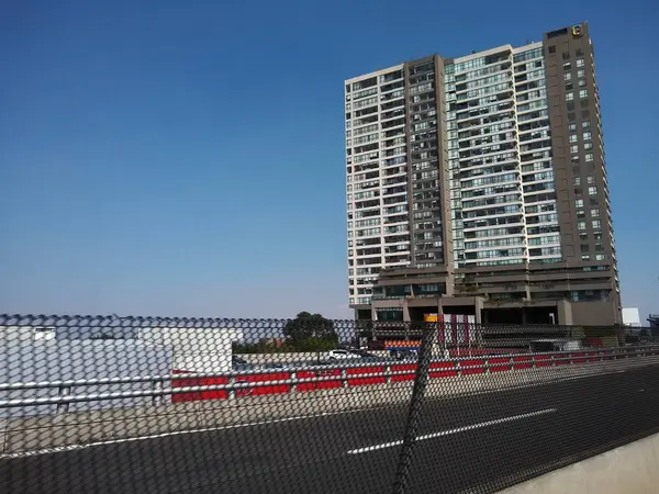 Alto Secondo Piano Della Periferia Zona Sud Città Del Messico — Foto Stock