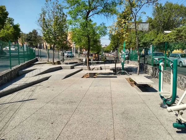 Stad Mexico Zijn Ruimtes Teruggevonden Met Verschillende Doeleinden Waaronder Het — Stockfoto