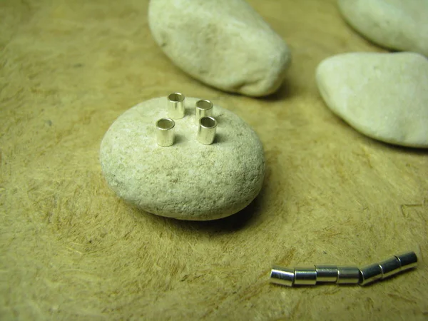 Schoonheid Persoonlijke Spullen Serie Sieraden Die Dienen Andere Stukken Samen — Stockfoto