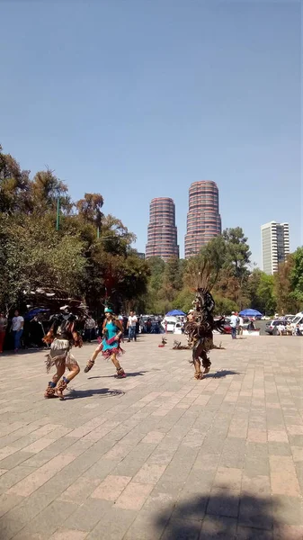 Επίσκεψη Στο Δάσος Chapultepec Στην Πόλη Του Μεξικού Ιανουάριος 2019 — Φωτογραφία Αρχείου