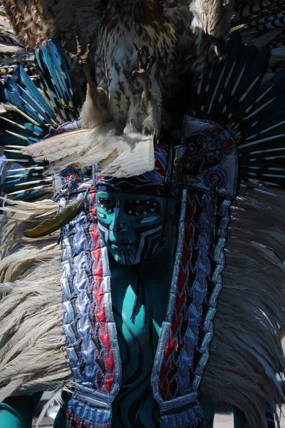 Representation Aztec Warrior — Stock Photo, Image
