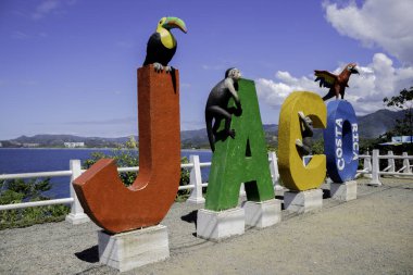 Mirador de Jaco, Kosta Rika, fotoğraf 26 Aralık 2019. Bu bölge denizi görmek için çok popülerdir, çok yüksek değildir ama o bölgedeki plajın büyük bir bölümünü kaplar, El miro.