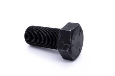 5. sınıf vida, ince ip, uğursuz baş, beyaz arka planda siyah.