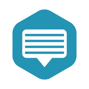 Kayıt simgesi. Düz metin içeren bir pencere. Mesaj var. Tasarım ve web için beyaz arkaplanda izole edilmiş vektör illüstrasyonu.