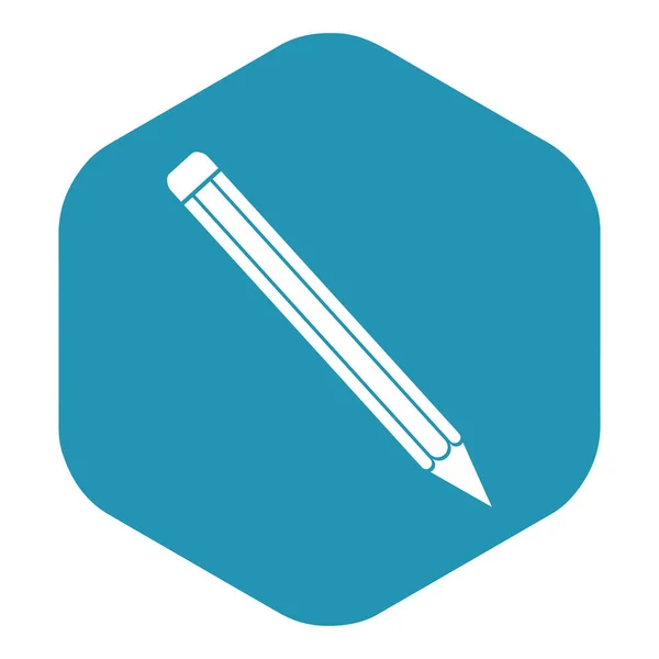 Ceruza Ikon Írószerszám Ceruzával Íráshoz Rajzoláshoz Vektor Illusztráció Elszigetelt Fehér — Stock Vector