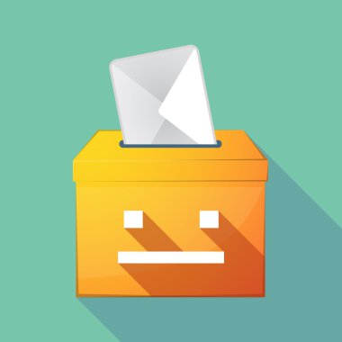 Uzun gölge oy sandığı duygusuz metin yüzü olan