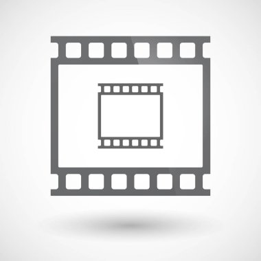 İzole 35mm film çerçeve slayt photogram fotoğraf 3