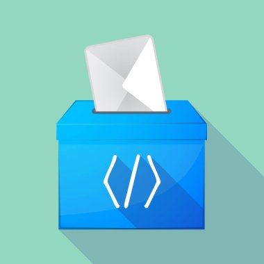 Uzun gölge oy sandığı kodu işaretiyle