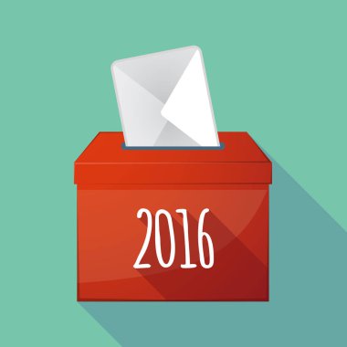 Uzun gölge oy sandığı 2016 işaretiyle