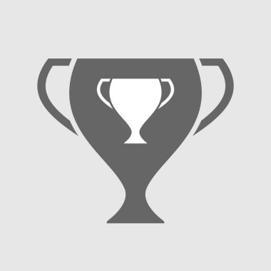 Bir ödül Kupası ile izole Ödülü Kupası simgesi