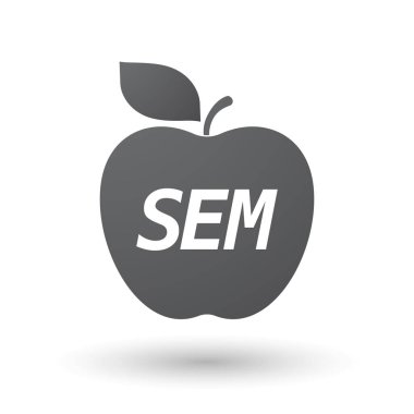 Metin Sem ile izole elma meyve