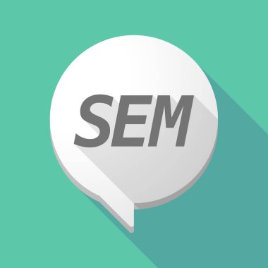 Uzun gölge çizgi roman balon metin Sem ile