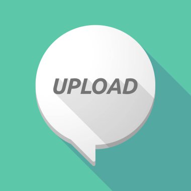 Uzun gölge çizgi roman balon metni yükleme ile