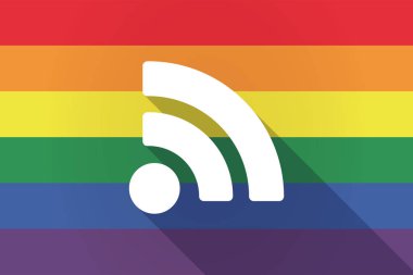 Uzun gölge lgbt bayrak bir Rss ile kayıt