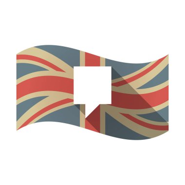 Bir araç ipucu ile izole İngiltere bayrağı