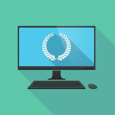 Uzun gölge pc defne taç işaretiyle