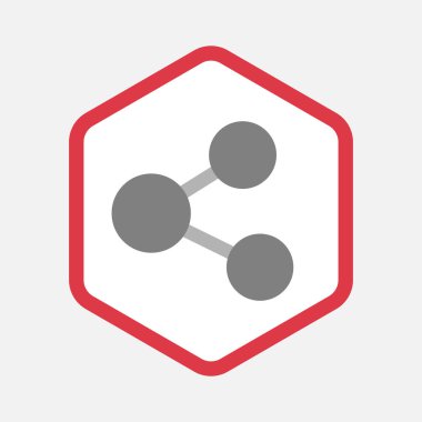 Bir ağ işareti ile izole altıgen