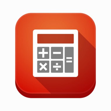 Bir hesap makinesi ile izole app düğmesi