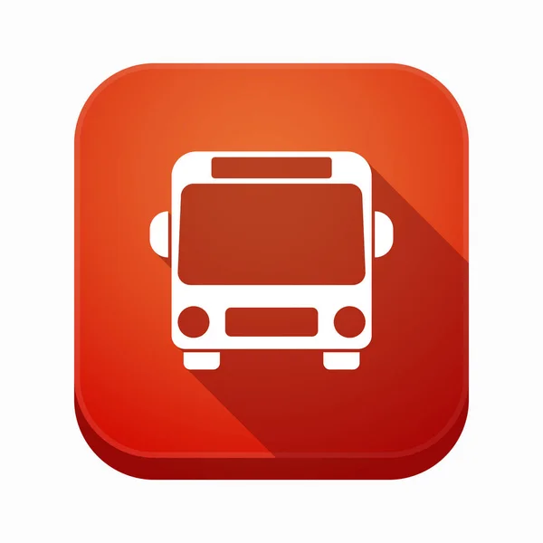 Isoliertes App-Symbol mit einem Bus — Stockvektor