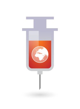 Asya, Afrika ve Avrupa bölgeleri dünya ile izole şırınga