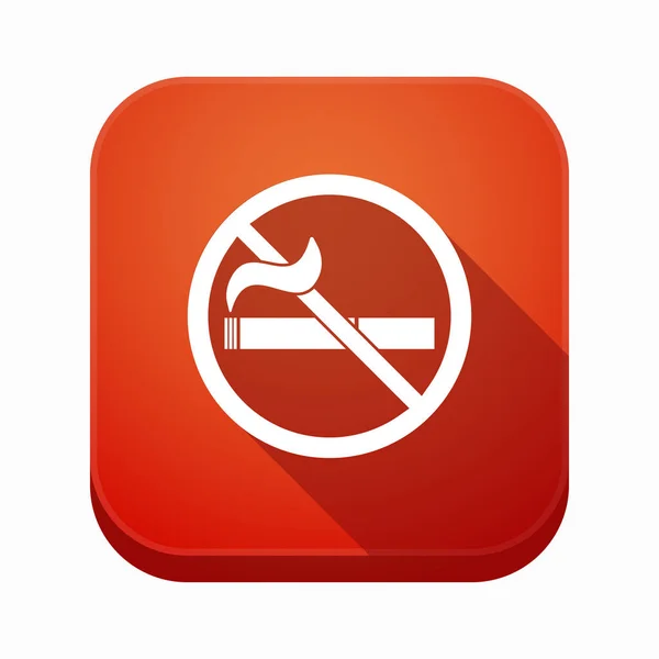 Isolated app button with  a no smoking sign — Stock Vector