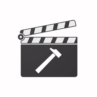 İzole clapper kurulu bir çekiç ile