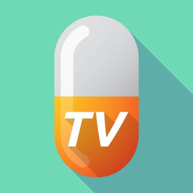 Uzun gölge tıbbi hap Tv metinle