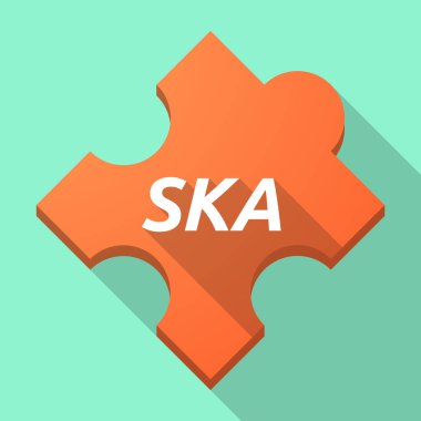 Uzun gölge bulmaca parçası Ska metinle