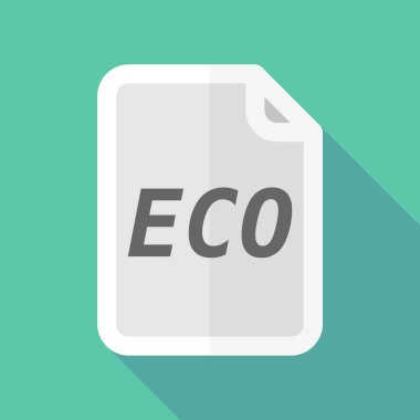 Uzun gölge belge metin eko ile